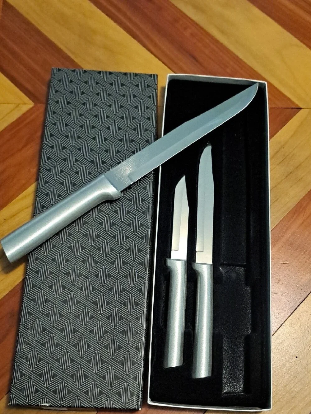 Rada Cutlery Stainless Knife Set - Silver Handles
